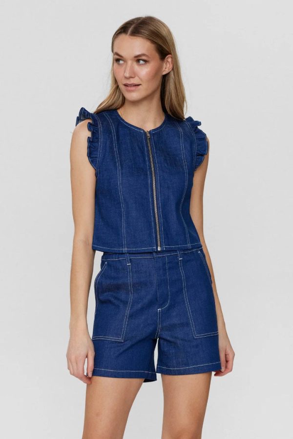 Casualshirt Denim Top